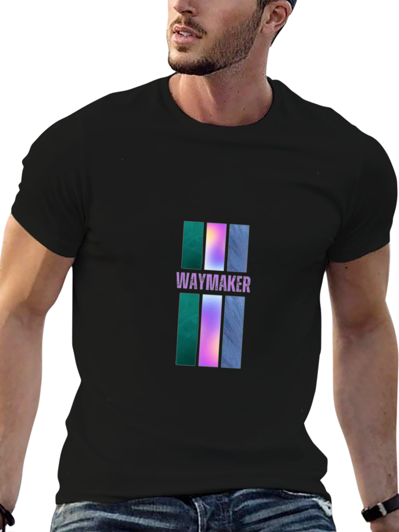 Waymaker Graphic Print Black T-Shirt