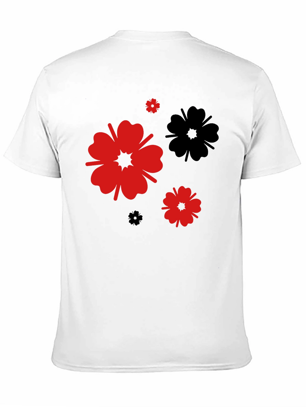 Black Floral Print T-Shirt