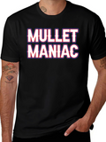 Mullet Maniac Black T-Shirt