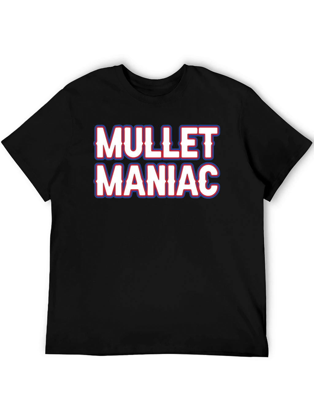 Mullet Maniac Black T-Shirt