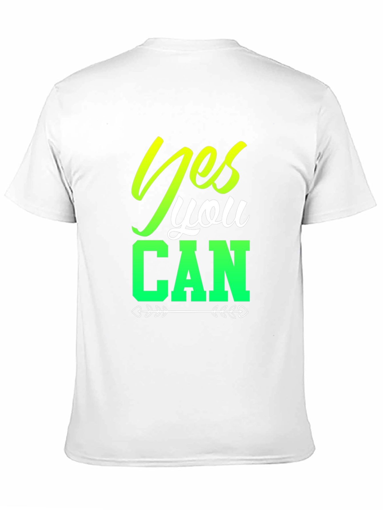 Yes You Can Black Graphic T-Shirt