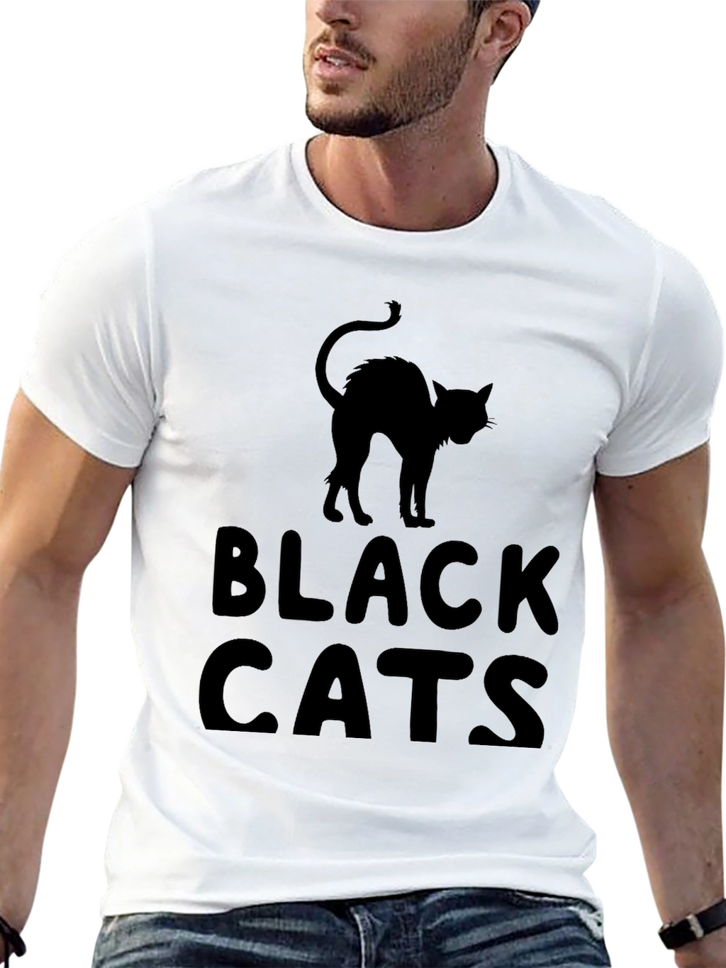 Black Cats T-Shirt - Spooky Season Apparel