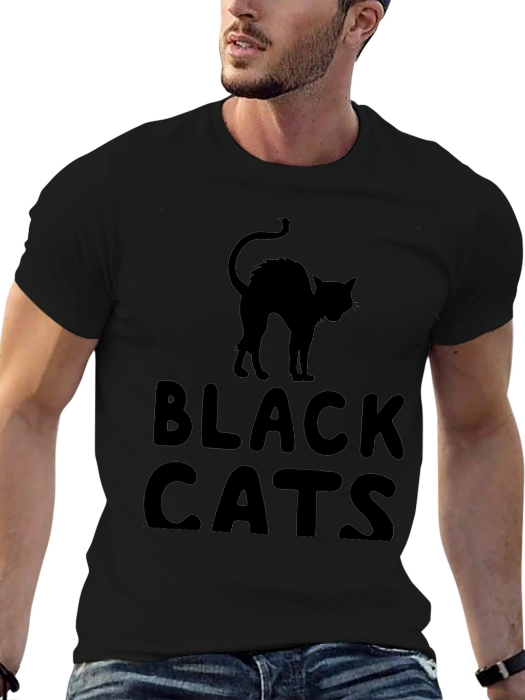 Black Cats T-Shirt - Spooky Season Apparel