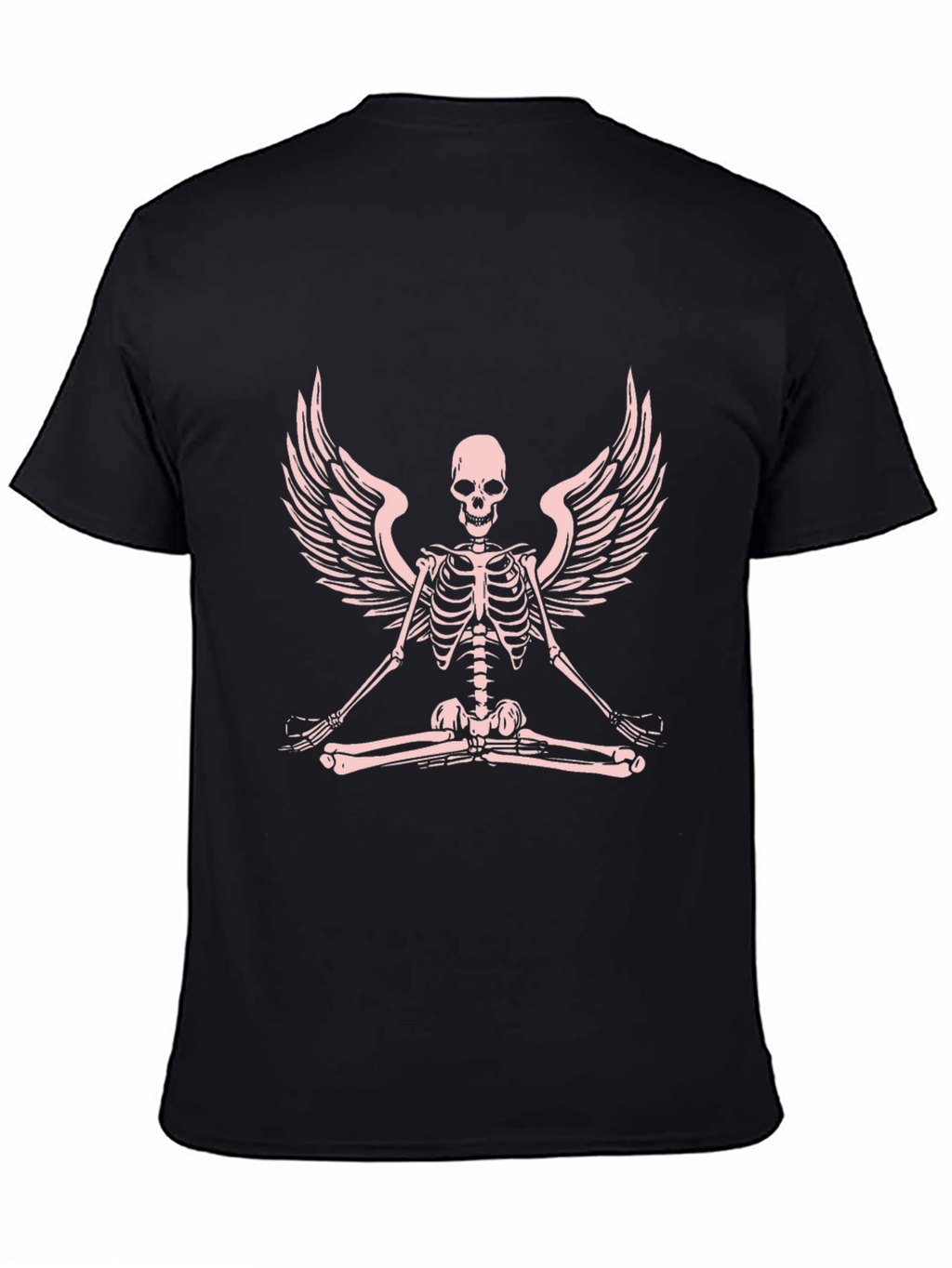 Skeleton Angel Meditation Graphic Tee