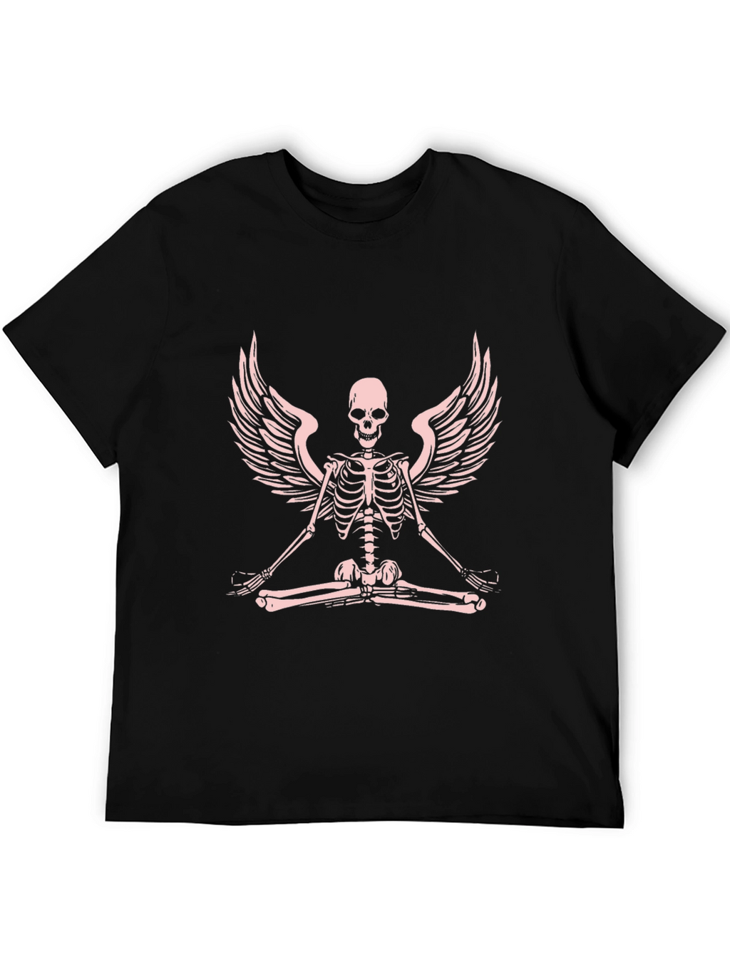 Skeleton Angel Meditation Graphic Tee
