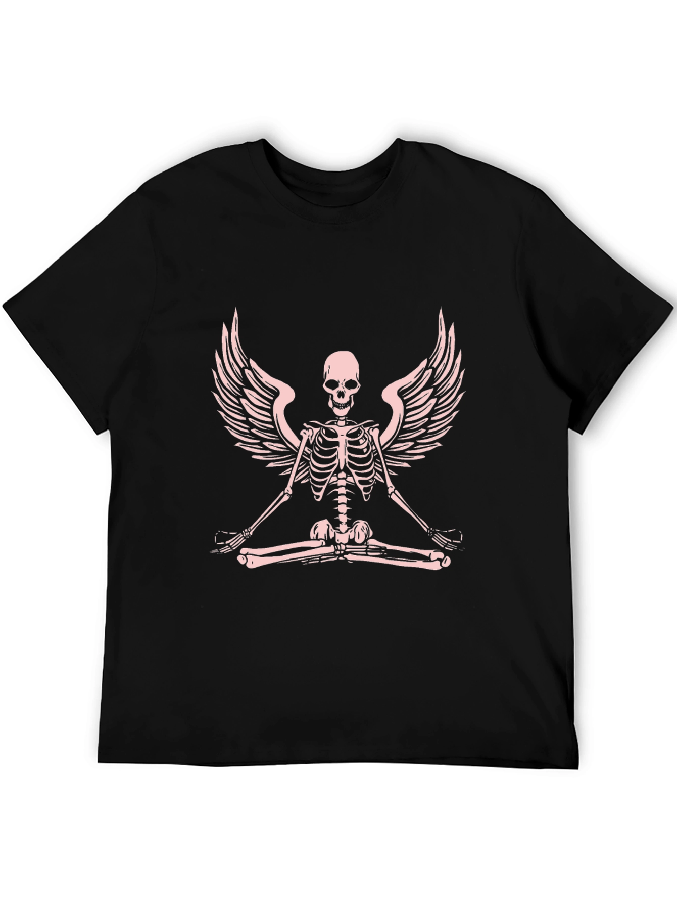 Skeleton Angel Meditation Graphic Tee