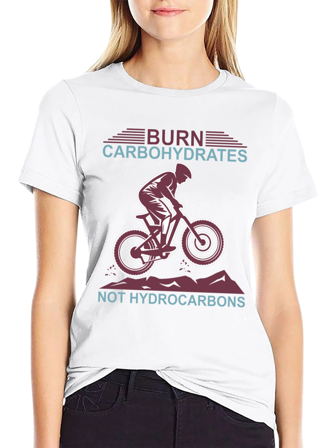 Burn Carbohydrates Cycling T-Shirt