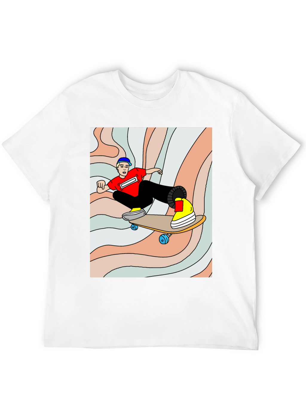 Skater Graphic Tee - Cool Black Shirt