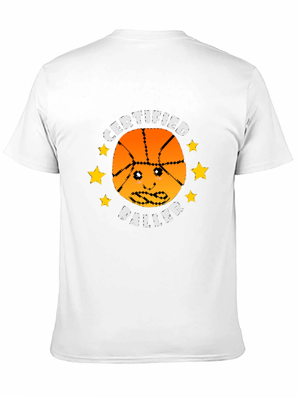 Certified Baller Graphic Tee - Basketball Humor T-Shirt