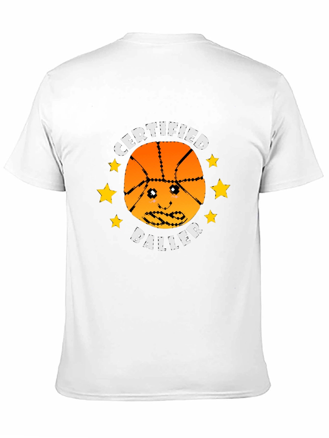 Certified Baller Graphic Tee - Basketball Humor T-Shirt