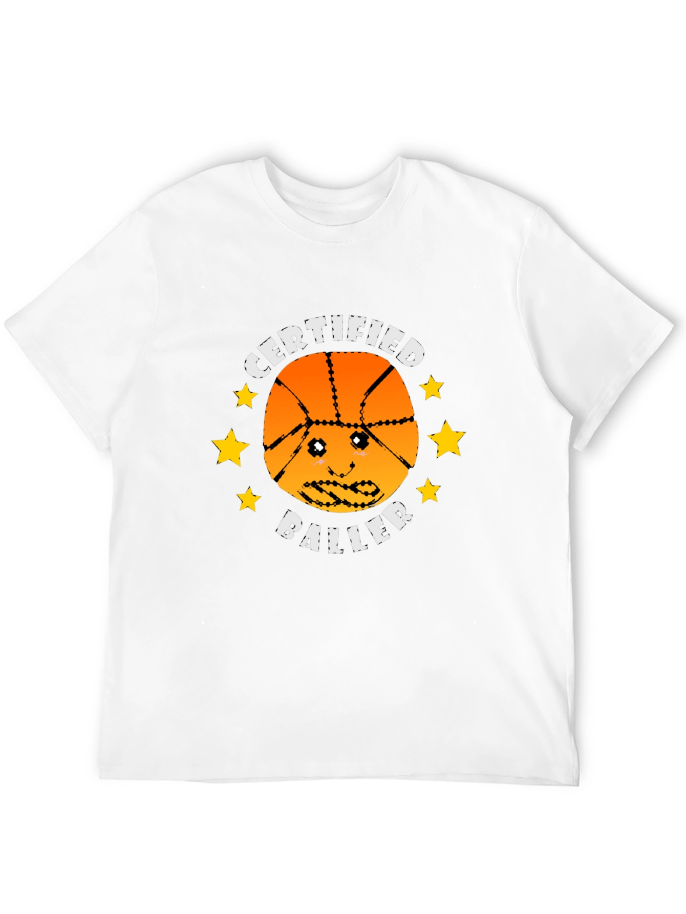 Certified Baller Graphic Tee - Basketball Humor T-Shirt