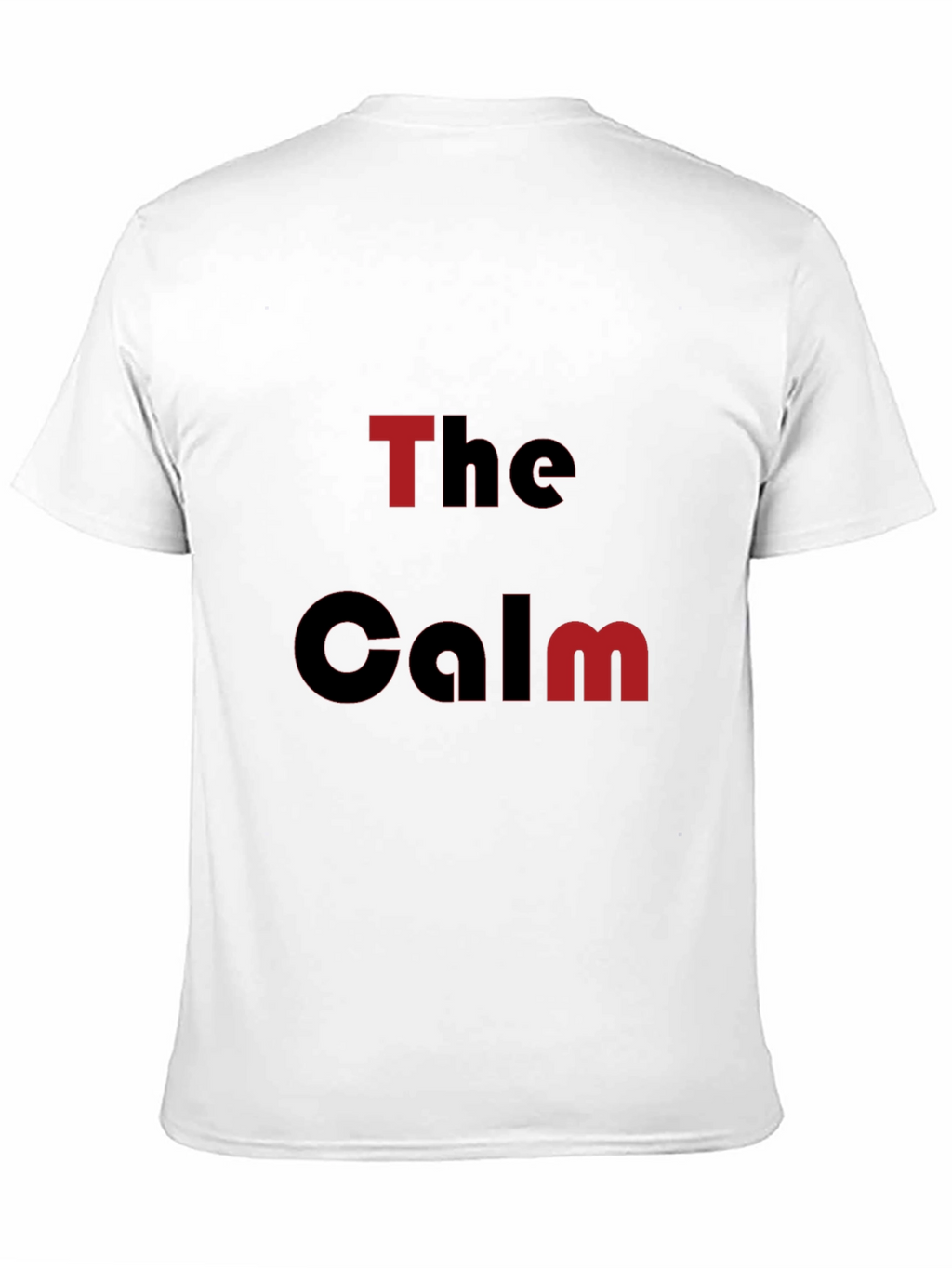 The Calm Graphic Print Black T-Shirt