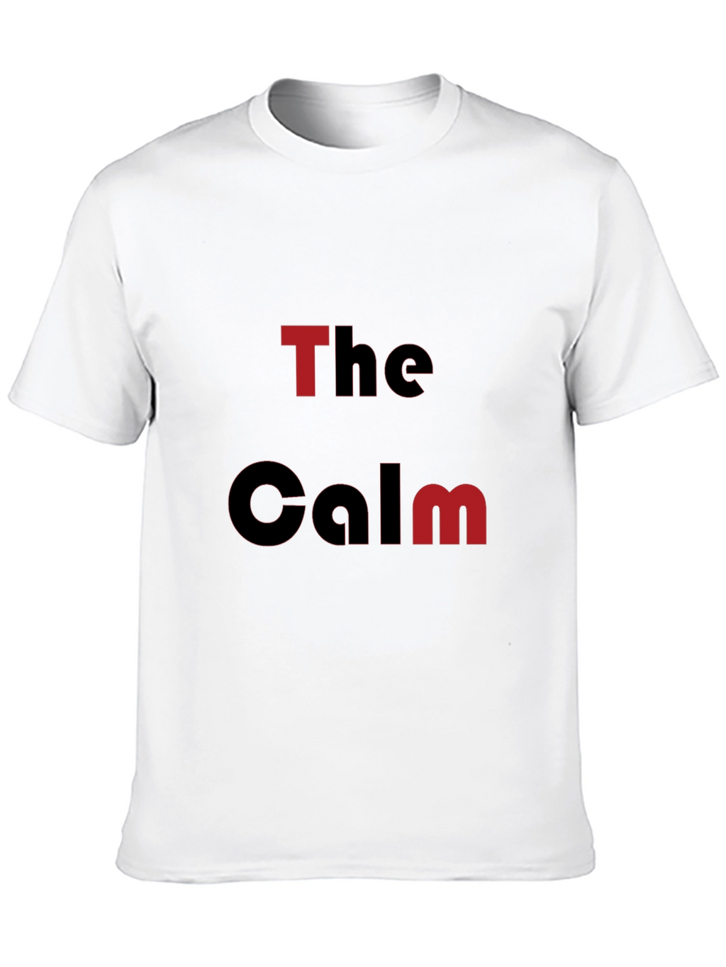 The Calm Graphic Print Black T-Shirt