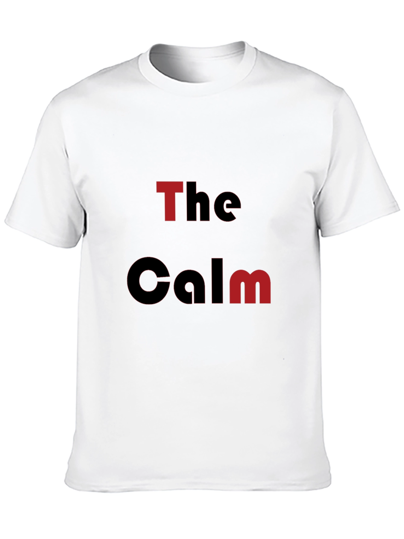 The Calm Graphic Print Black T-Shirt