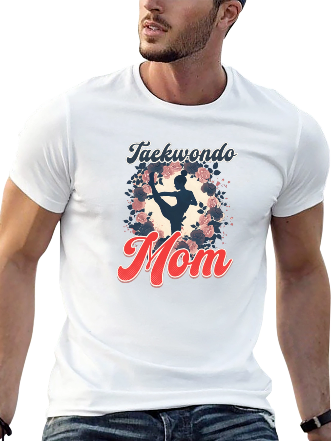 Taekwondo Mom T-Shirt Martial Arts Gift