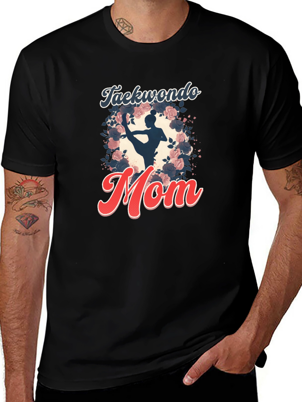 Taekwondo Mom T-Shirt Martial Arts Gift