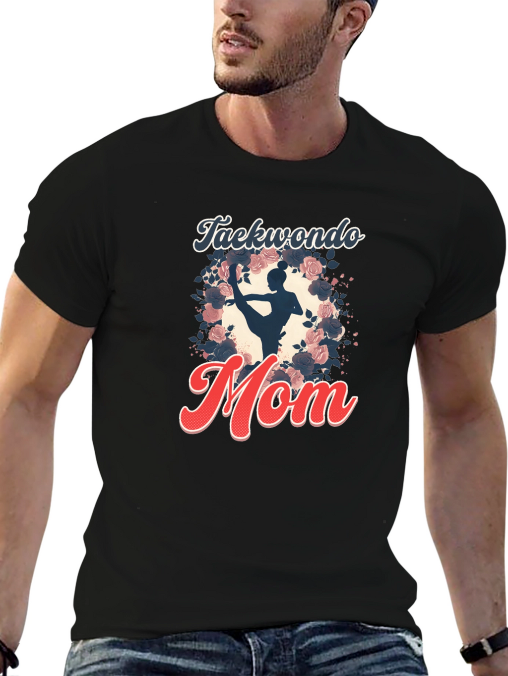 Taekwondo Mom T-Shirt Martial Arts Gift