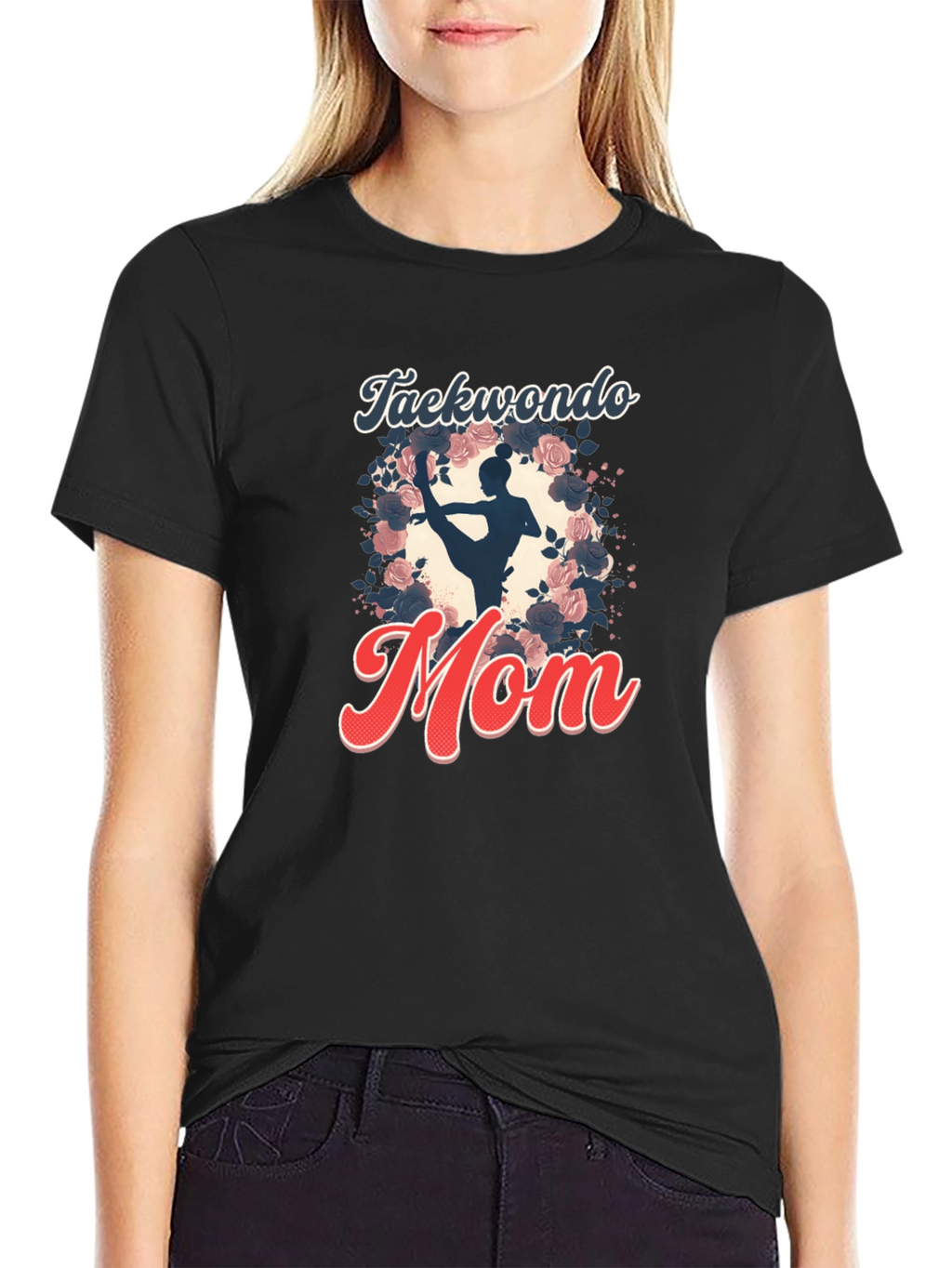Taekwondo Mom T-Shirt Martial Arts Gift