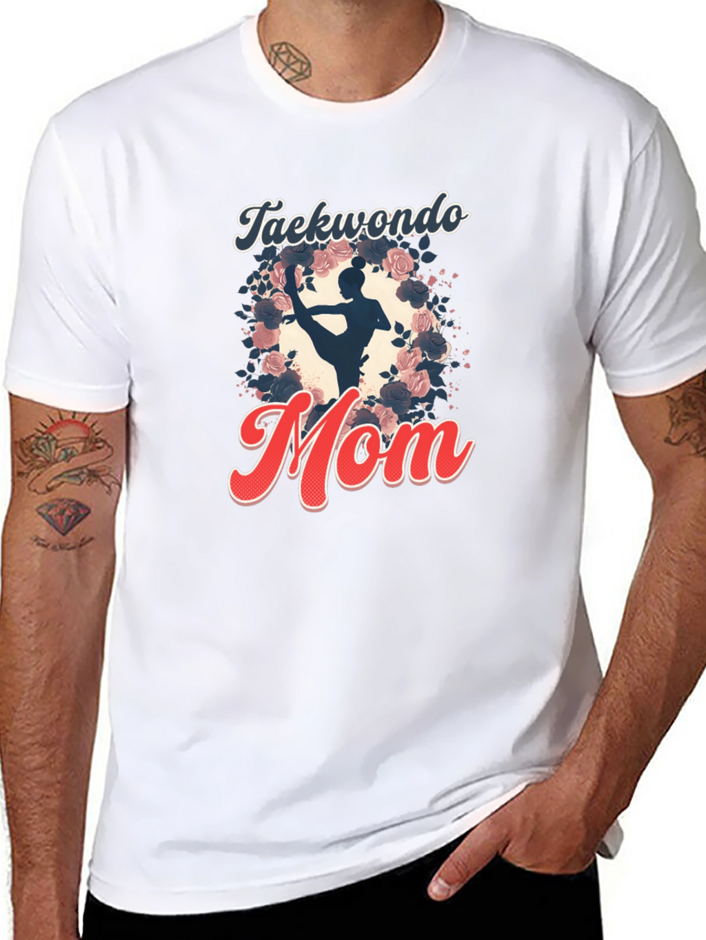 Taekwondo Mom T-Shirt Martial Arts Gift
