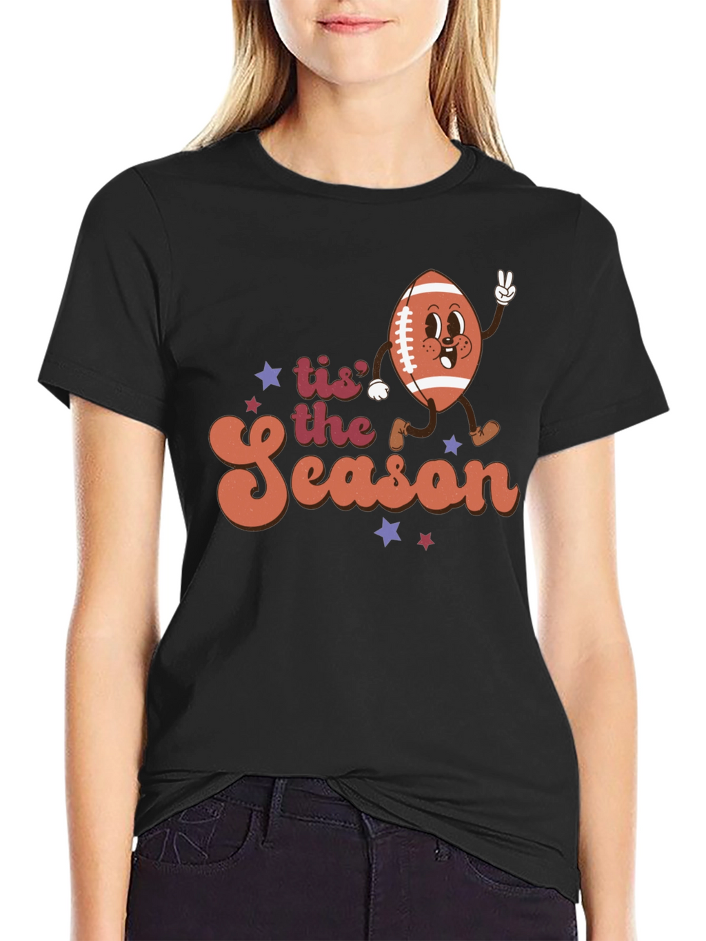 Tis the Season Football Graphic Tee