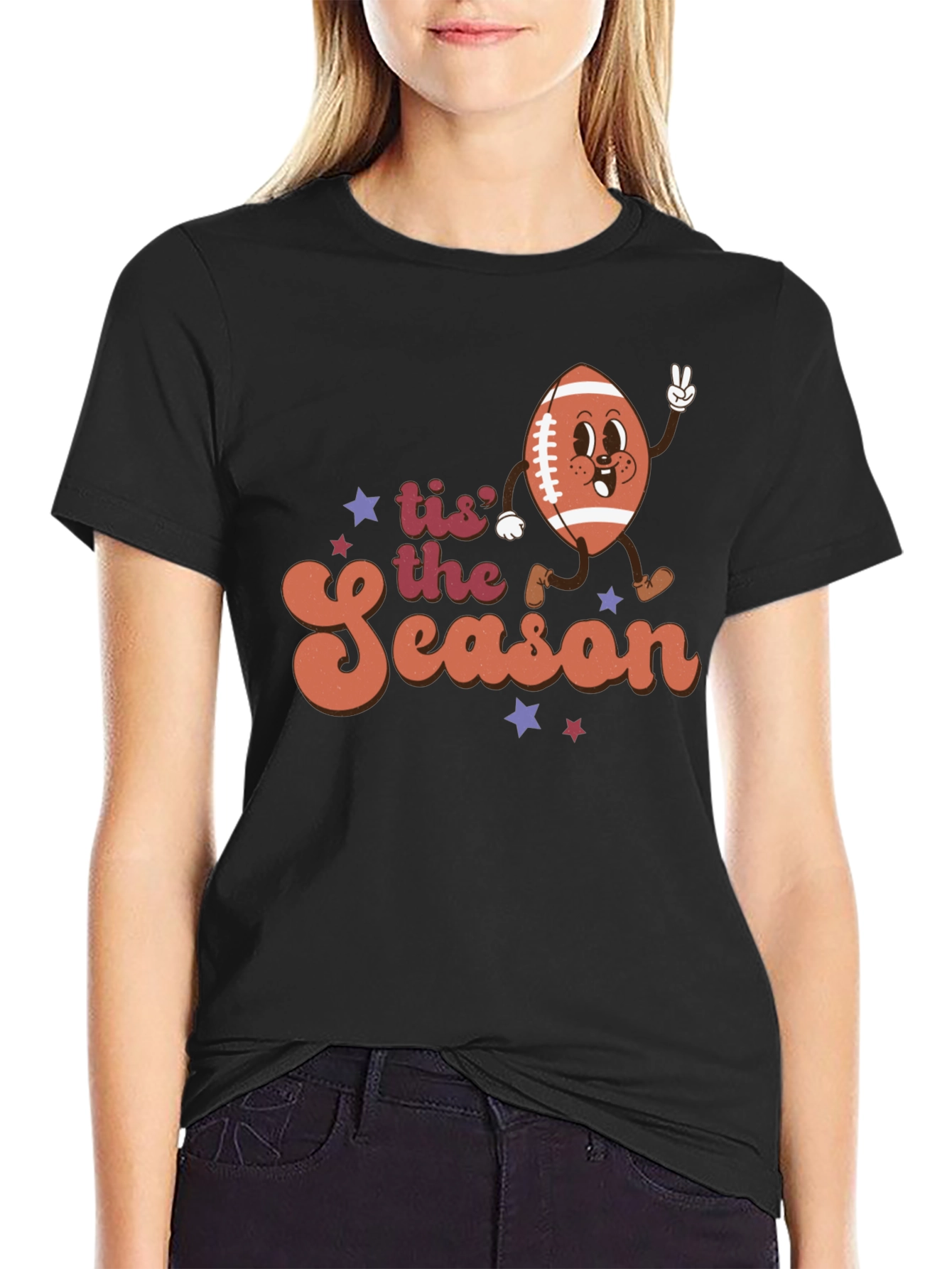 Tis the Season Football Graphic Tee
