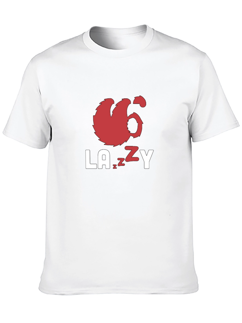 Lazy Sloth Graphic Tee - Black Unisex T-Shirt