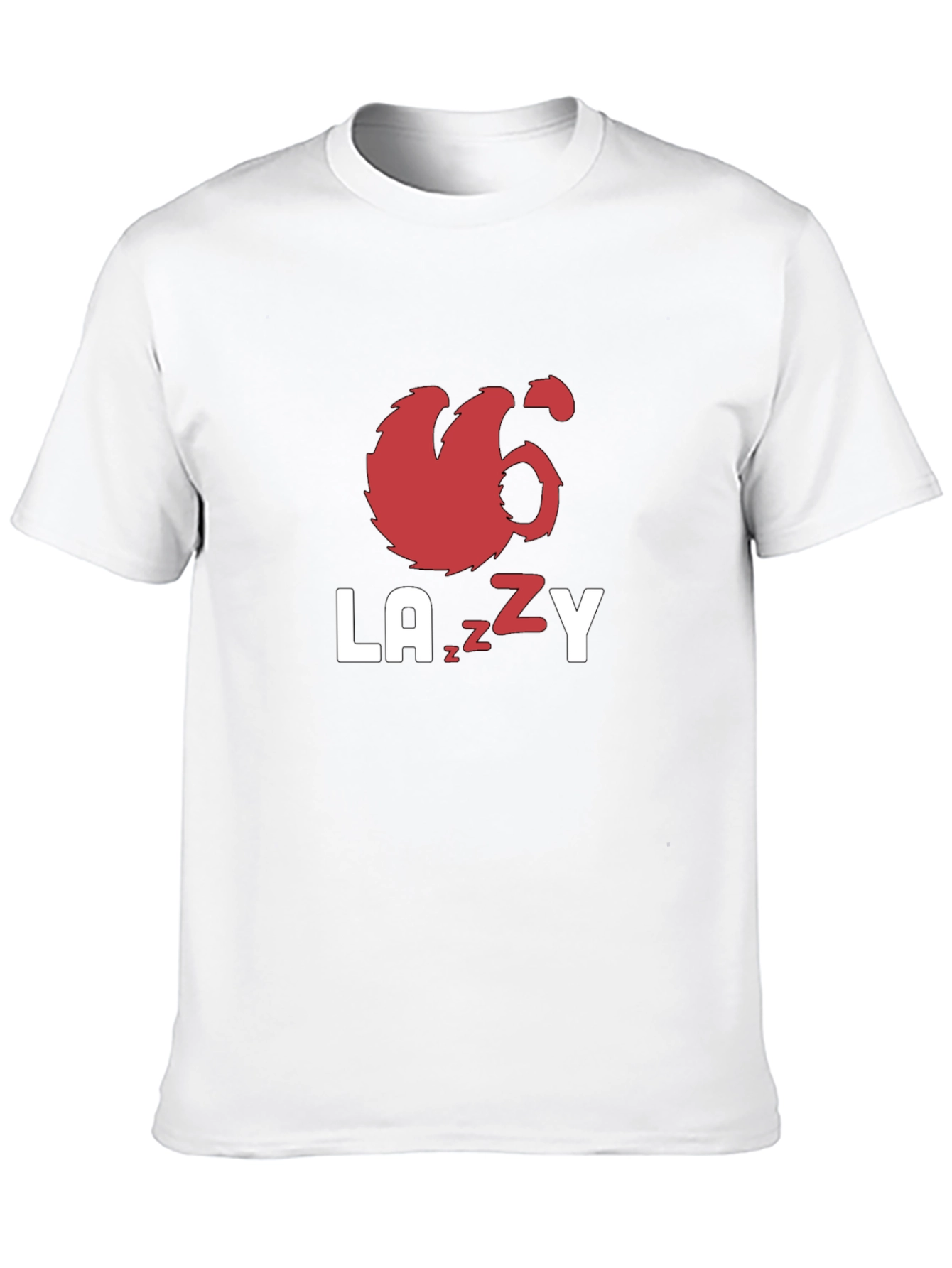 Lazy Sloth Graphic Tee - Black Unisex T-Shirt