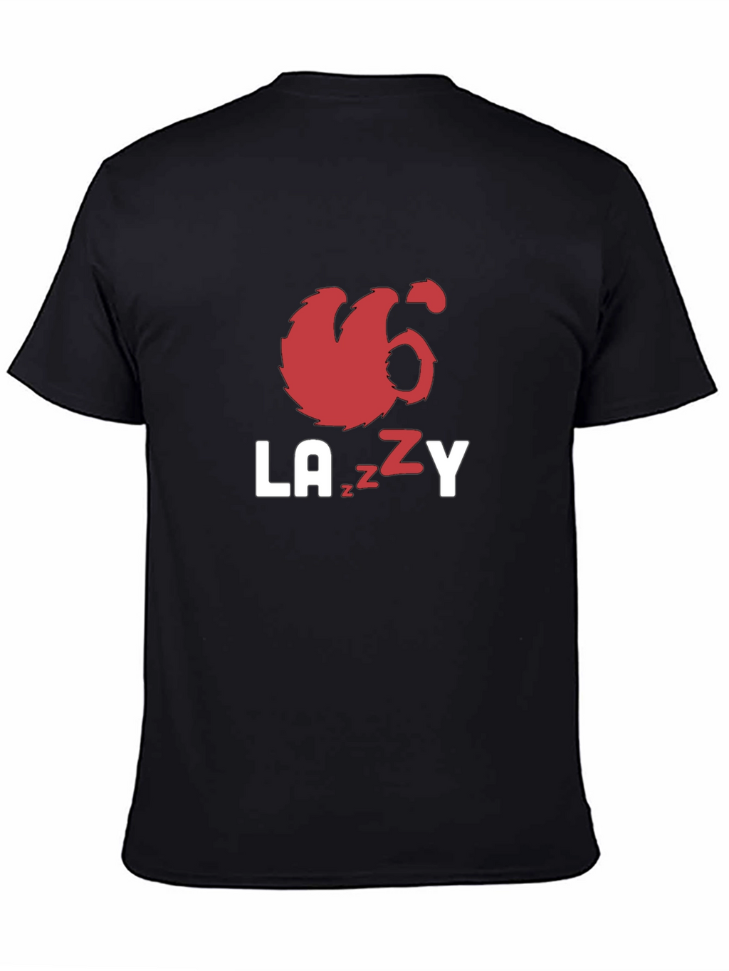 Lazy Sloth Graphic Tee - Black Unisex T-Shirt