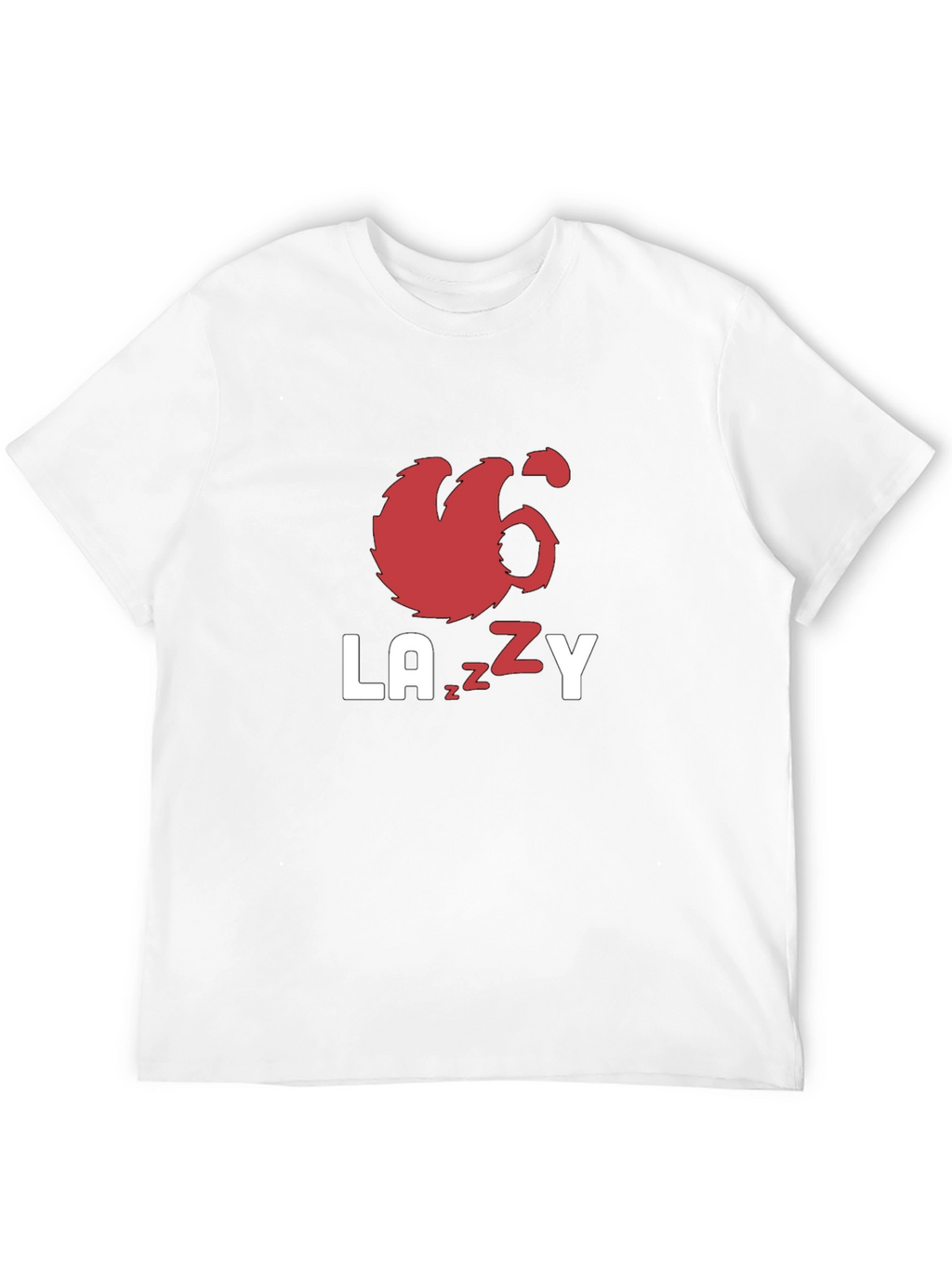 Lazy Sloth Graphic Tee - Black Unisex T-Shirt