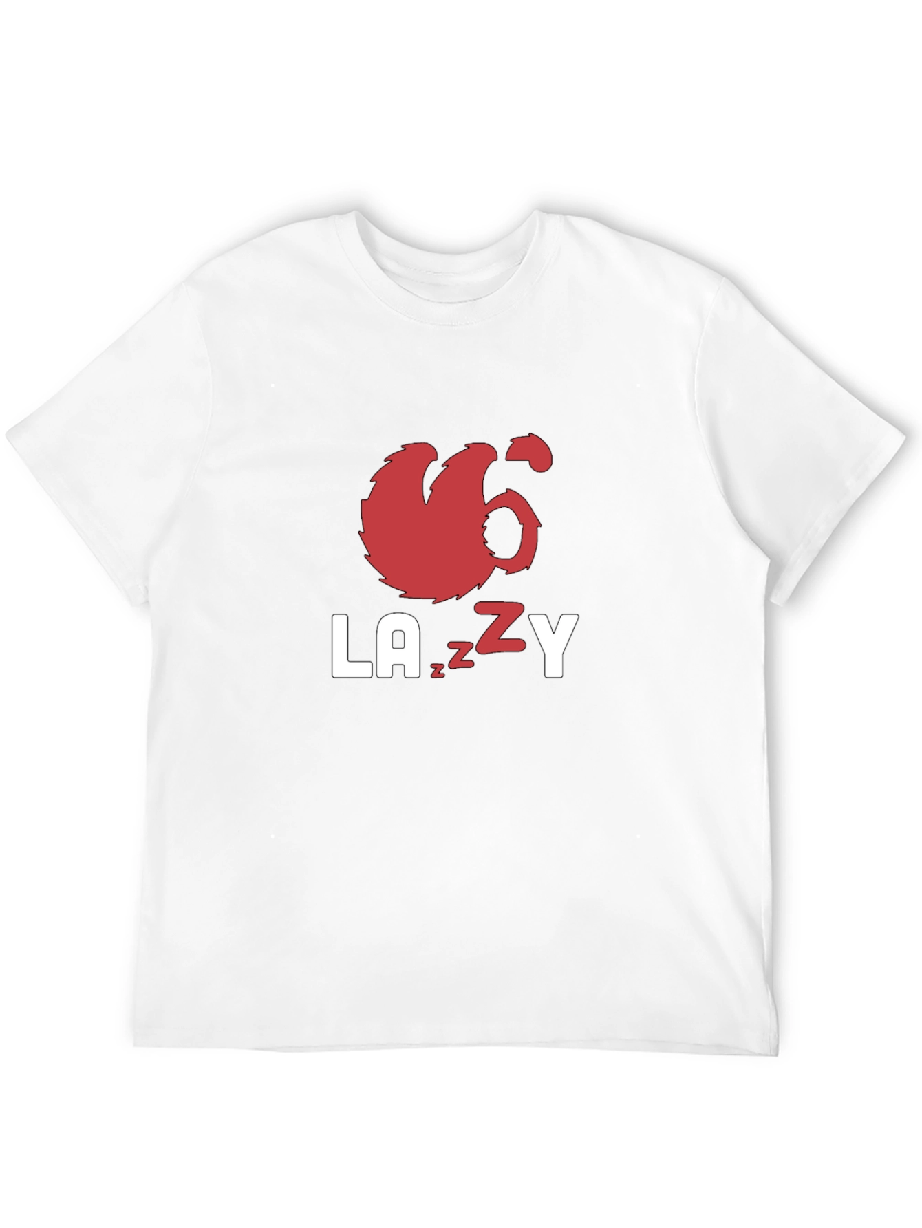 Lazy Sloth Graphic Tee - Black Unisex T-Shirt