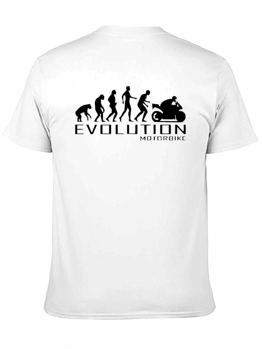 Evolution Motorbike Graphic T-Shirt - Black