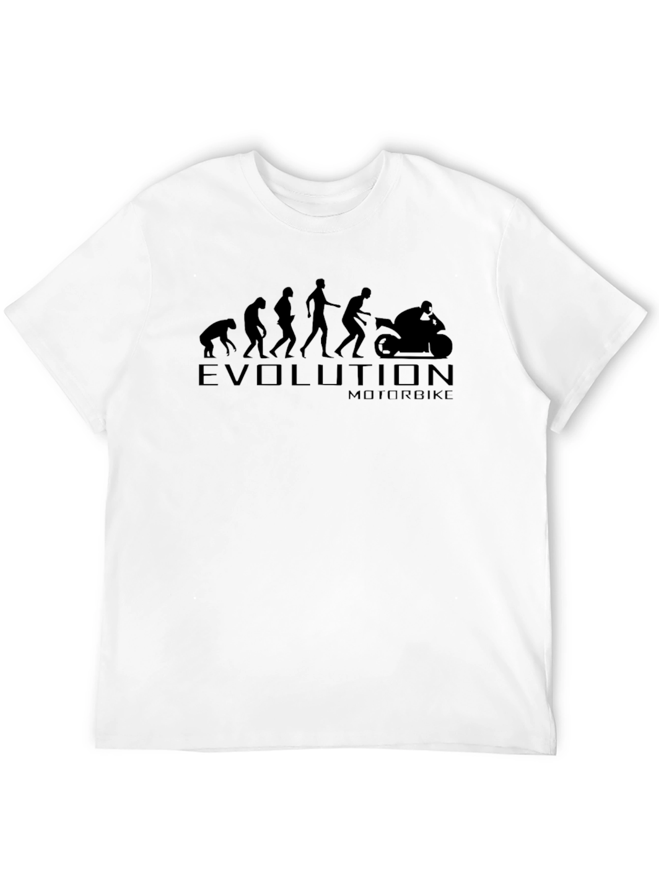 Evolution Motorbike Graphic T-Shirt - Black