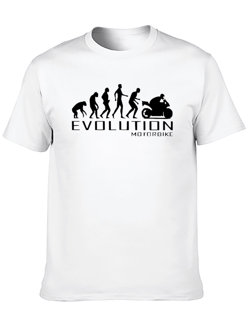 Evolution Motorbike Graphic T-Shirt - Black