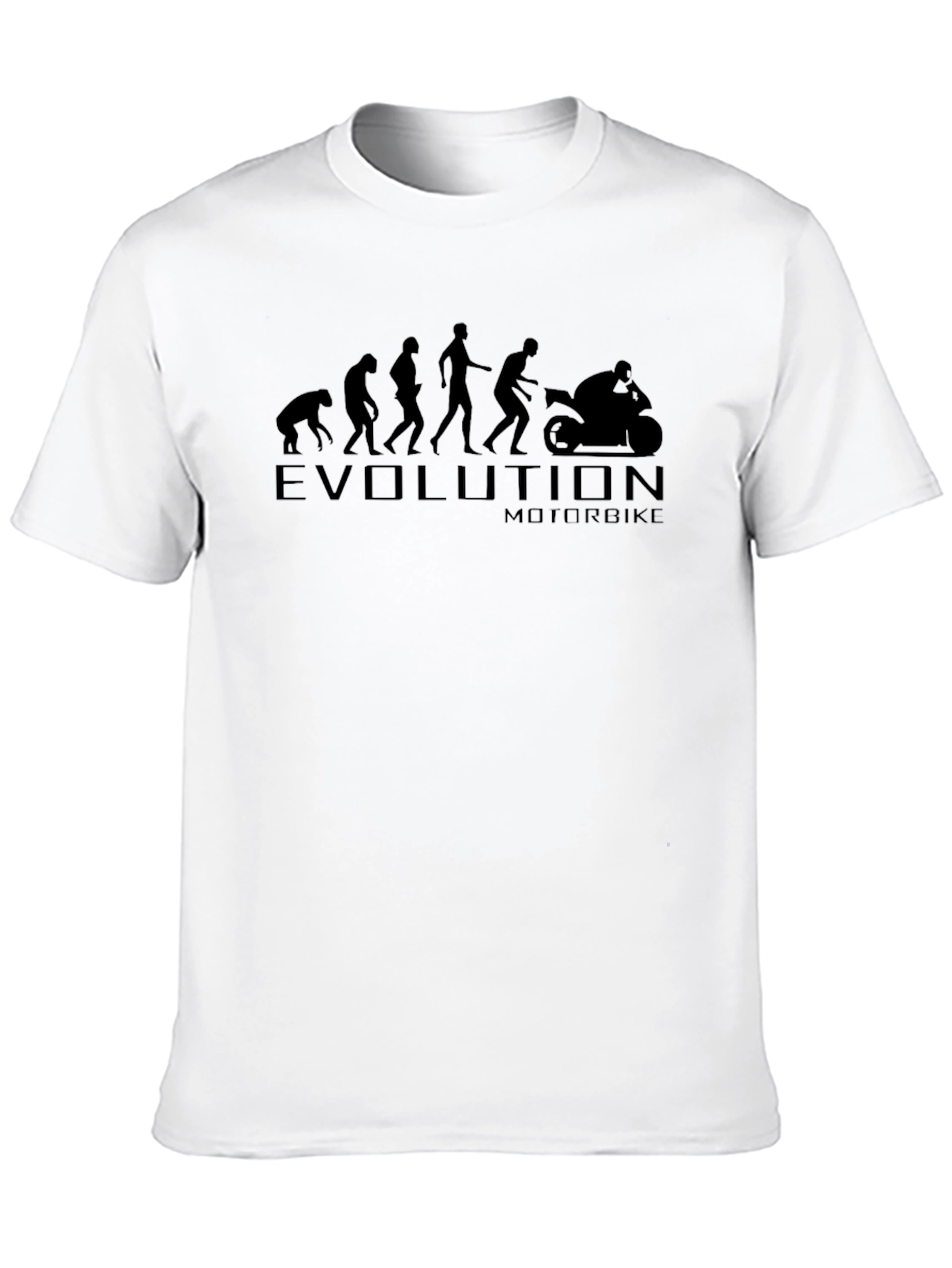 Evolution Motorbike Graphic T-Shirt - Black