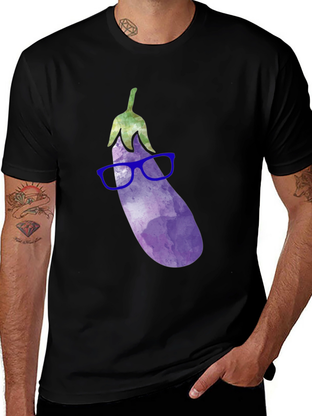 Nerdy Eggplant T-Shirt