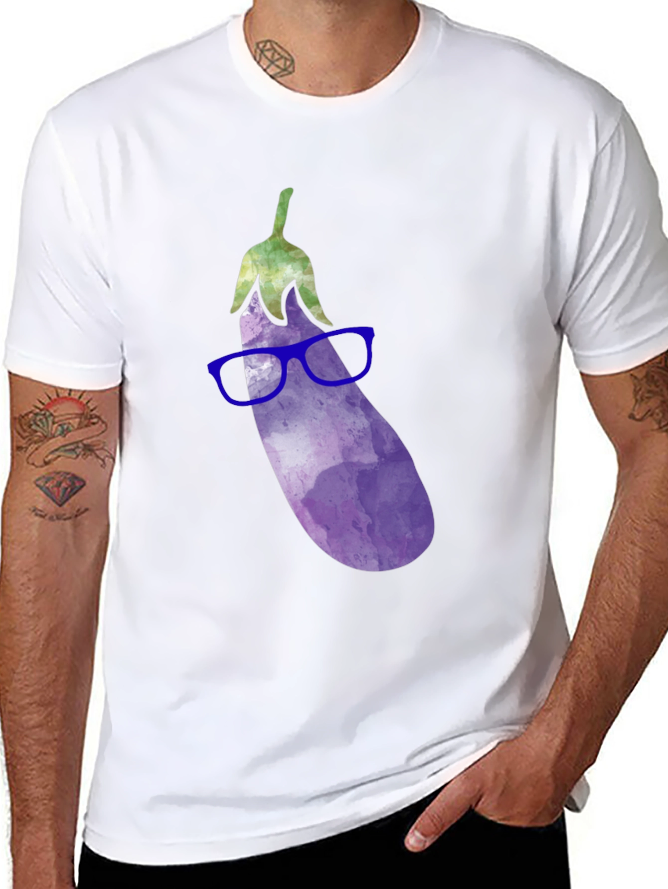 Nerdy Eggplant T-Shirt