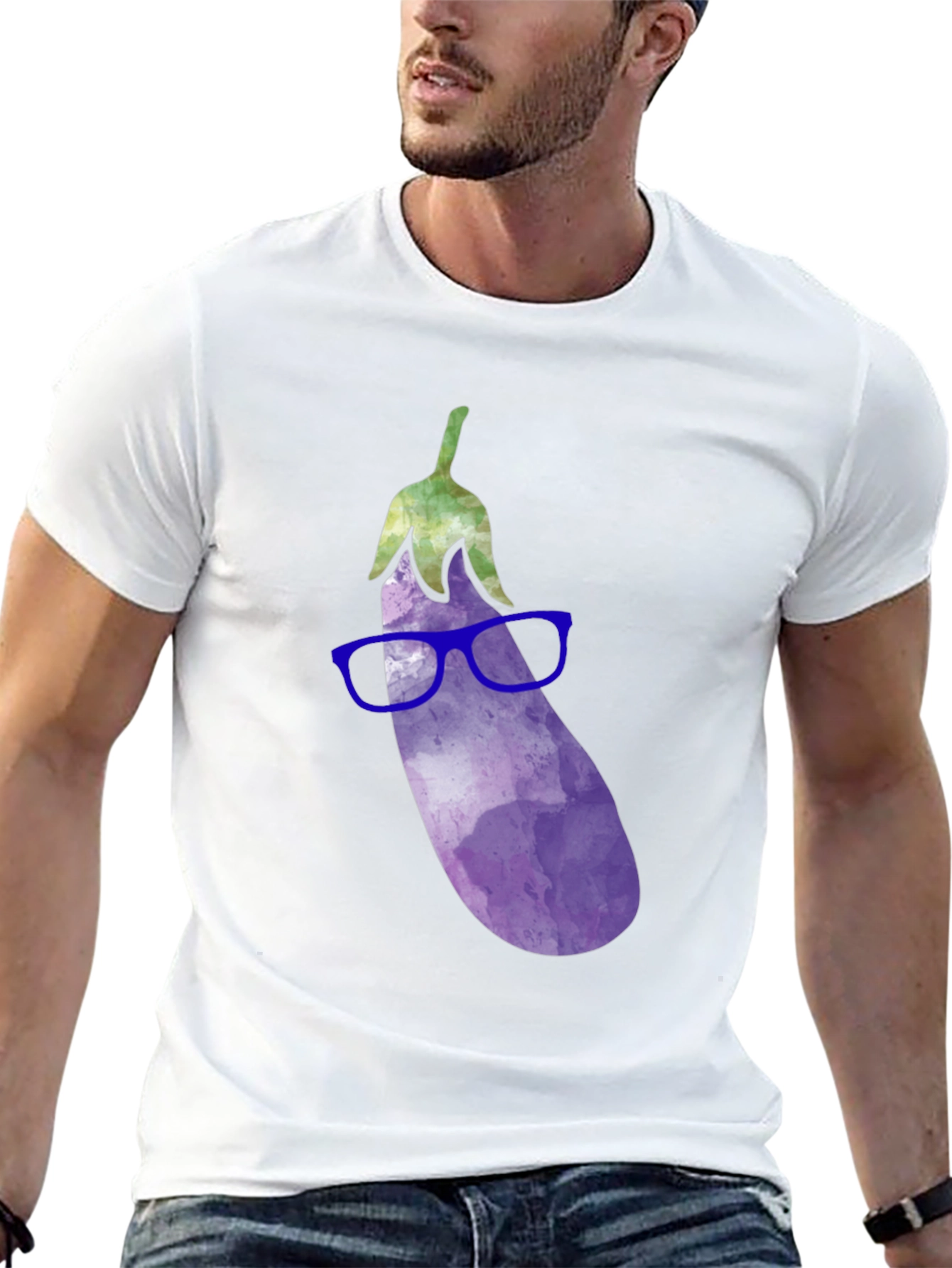 Nerdy Eggplant T-Shirt