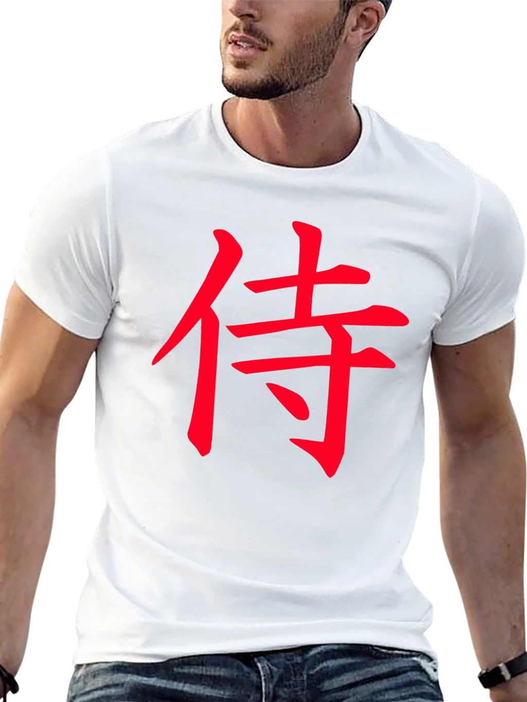 Samurai Kanji Black T-Shirt