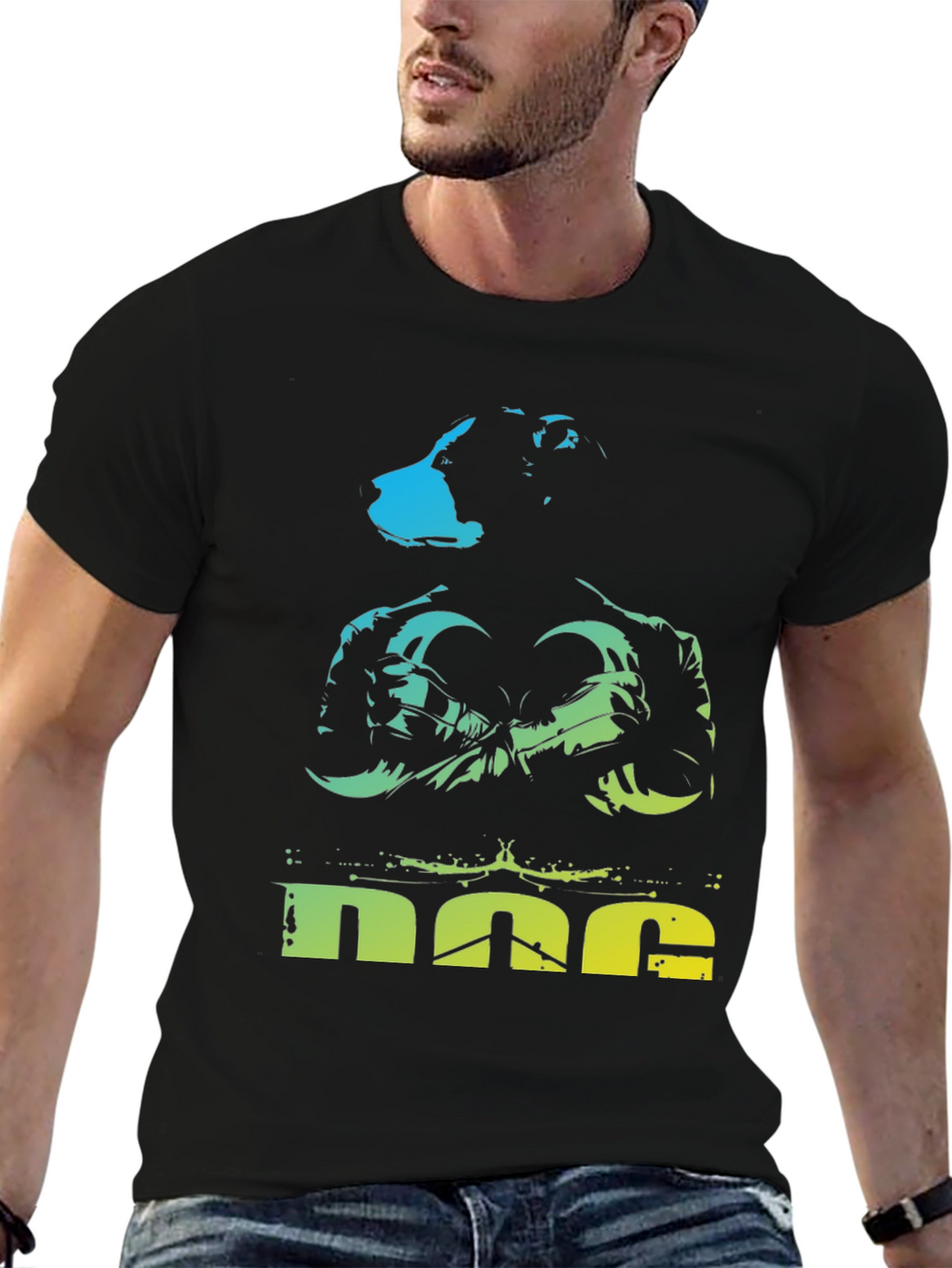 Dog Graphic T-Shirt - Cool Animal Design