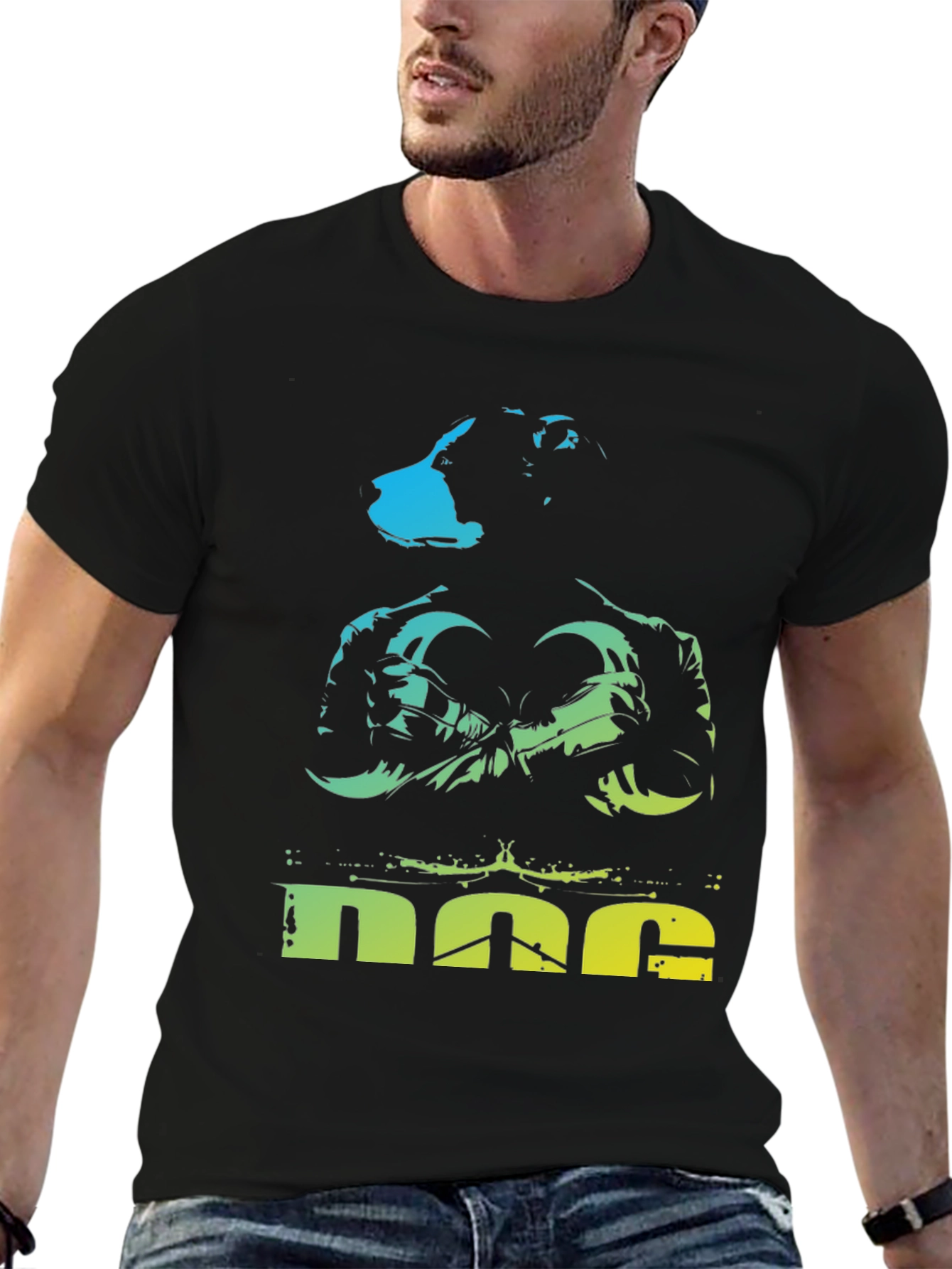 Dog Graphic T-Shirt - Cool Animal Design