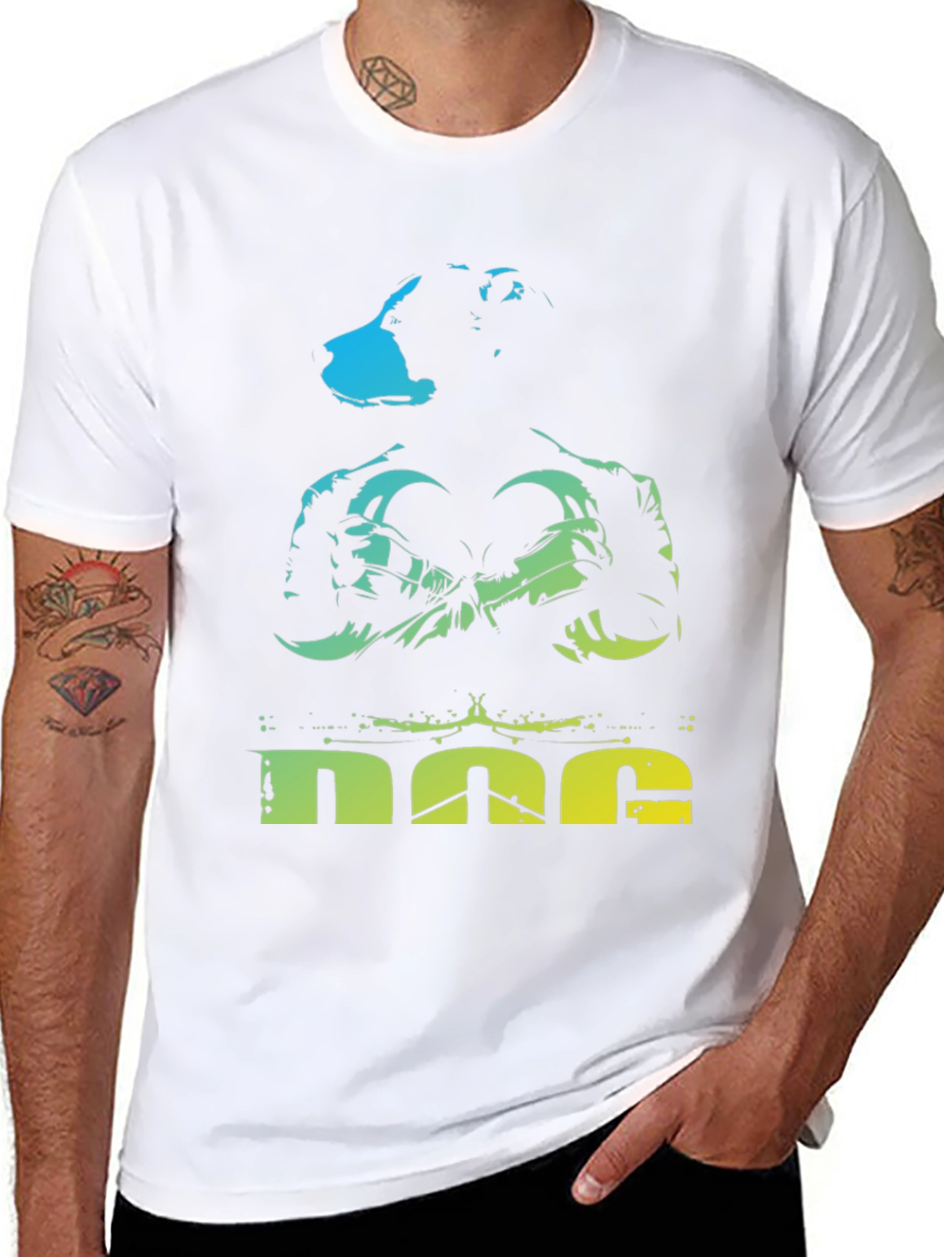 Dog Graphic T-Shirt - Cool Animal Design