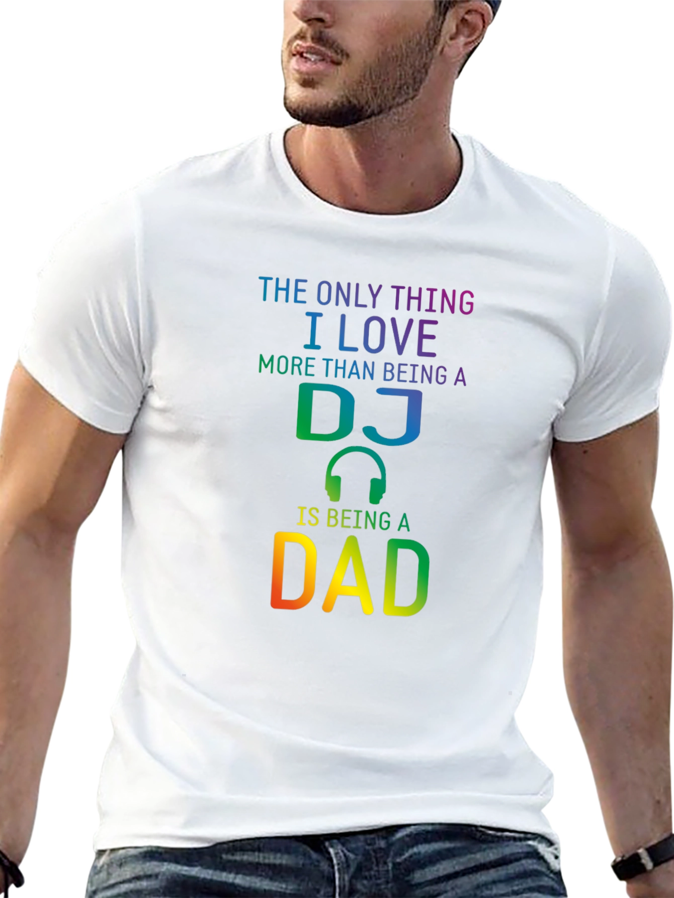 DJ Dad T-Shirt - Music Loving Fathers Day Gift