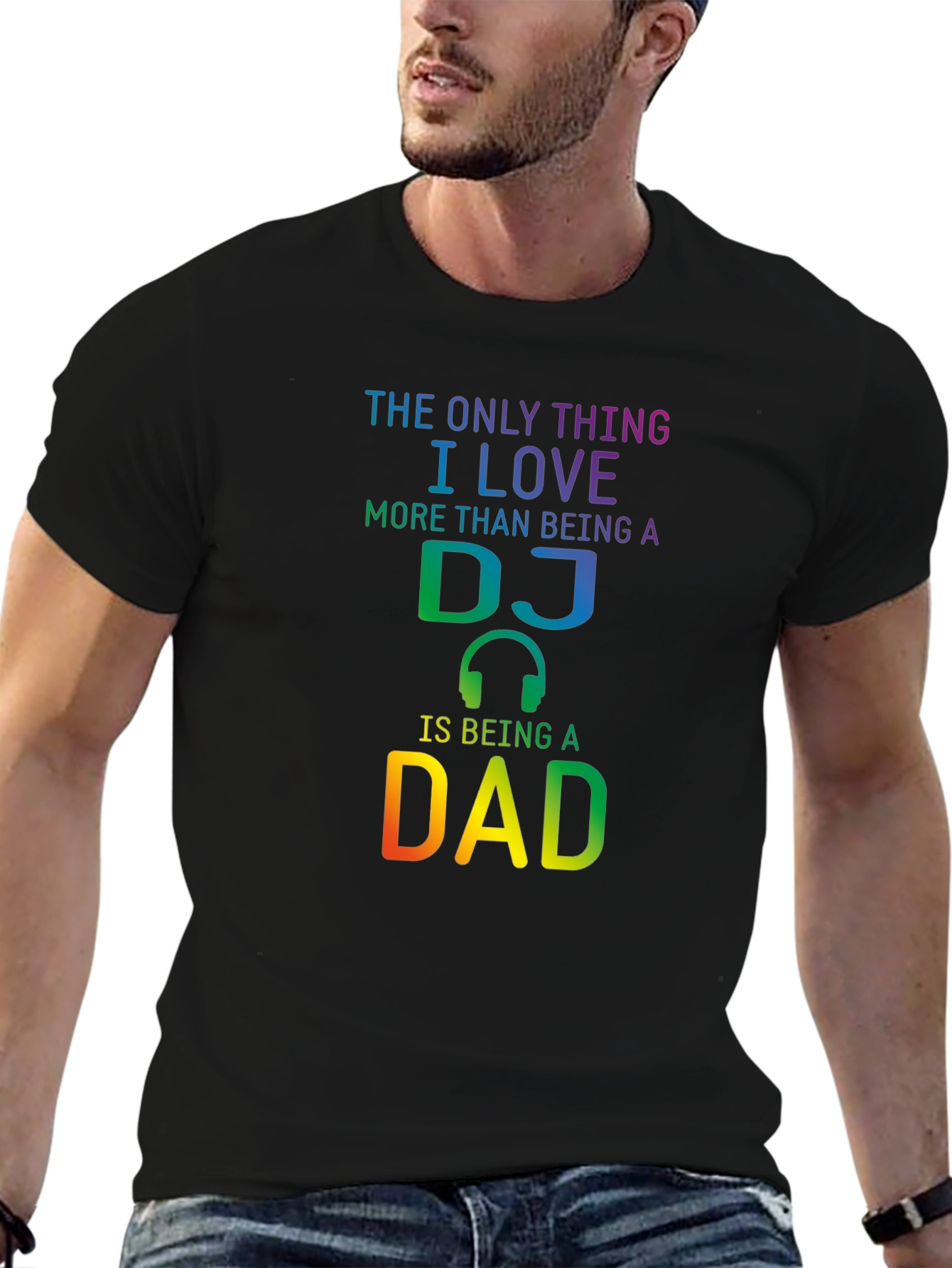 DJ Dad T-Shirt - Music Loving Fathers Day Gift