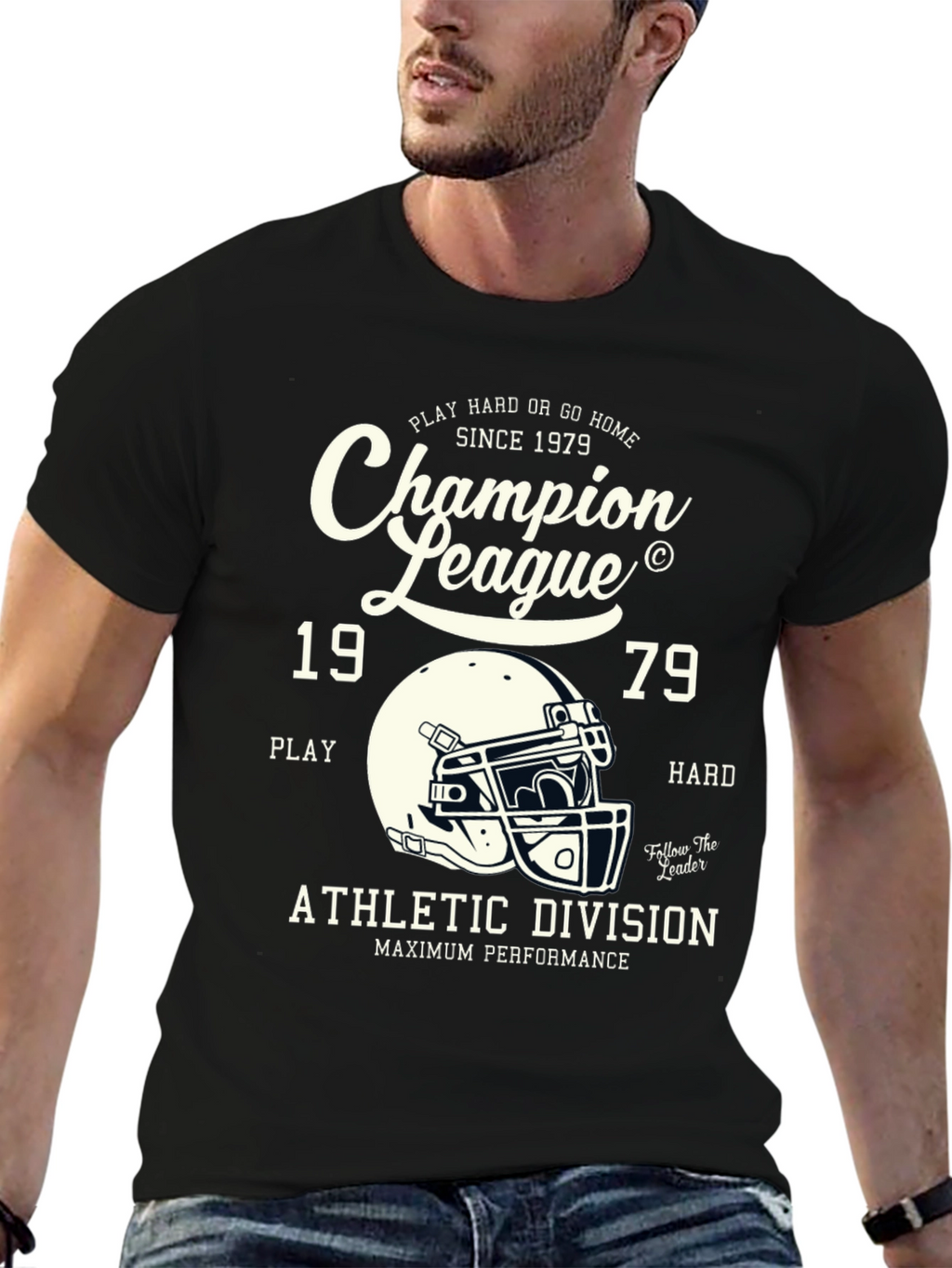 Champion League 79 Football T-Shirt