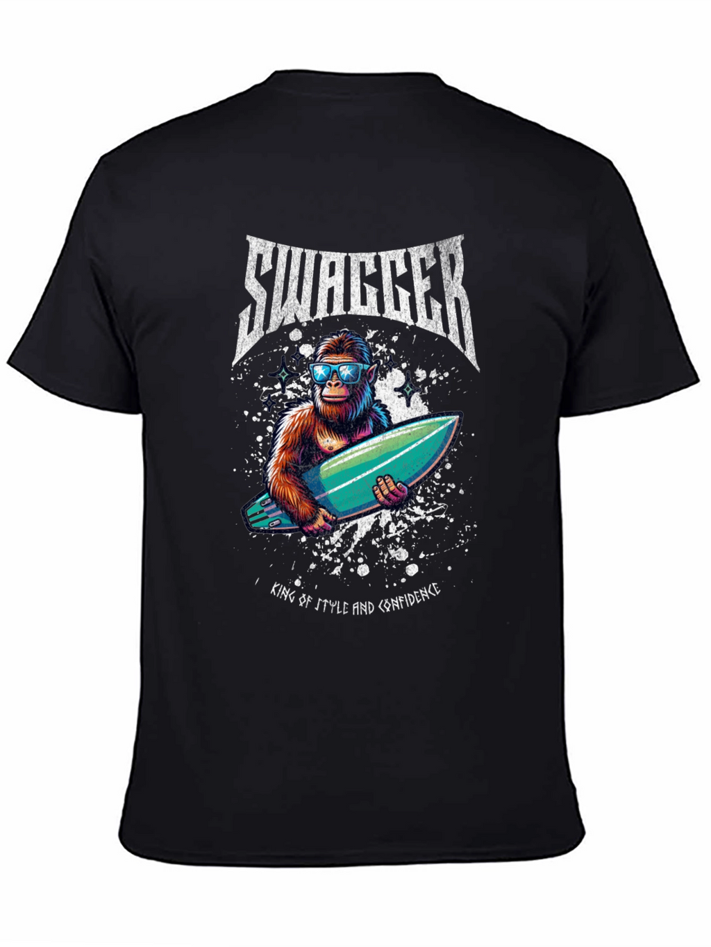 Swagger Ape Surfboard Graphic Tee - King of Style