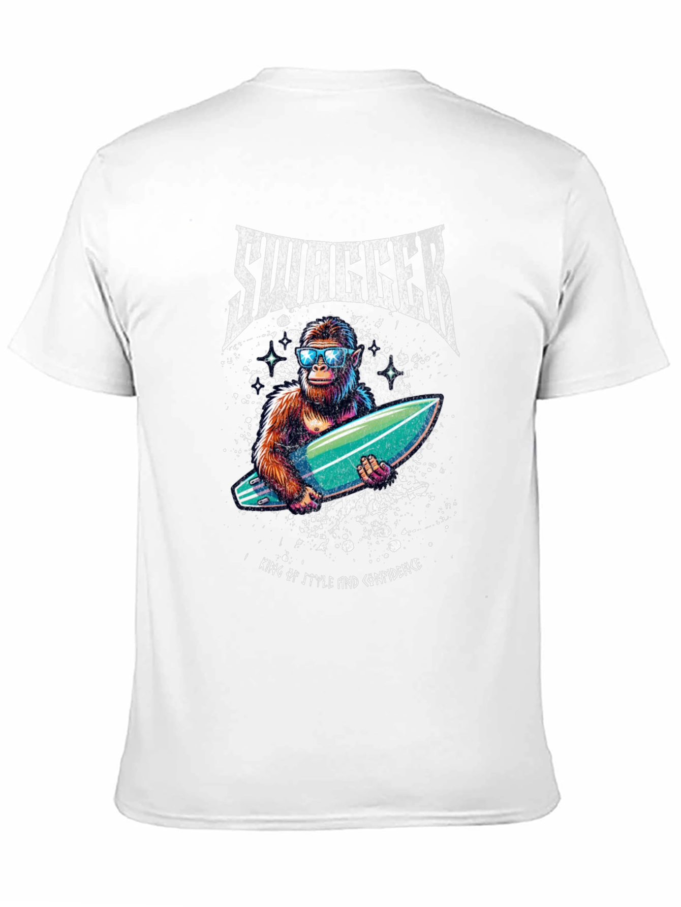 Swagger Ape Surfboard Graphic Tee - King of Style