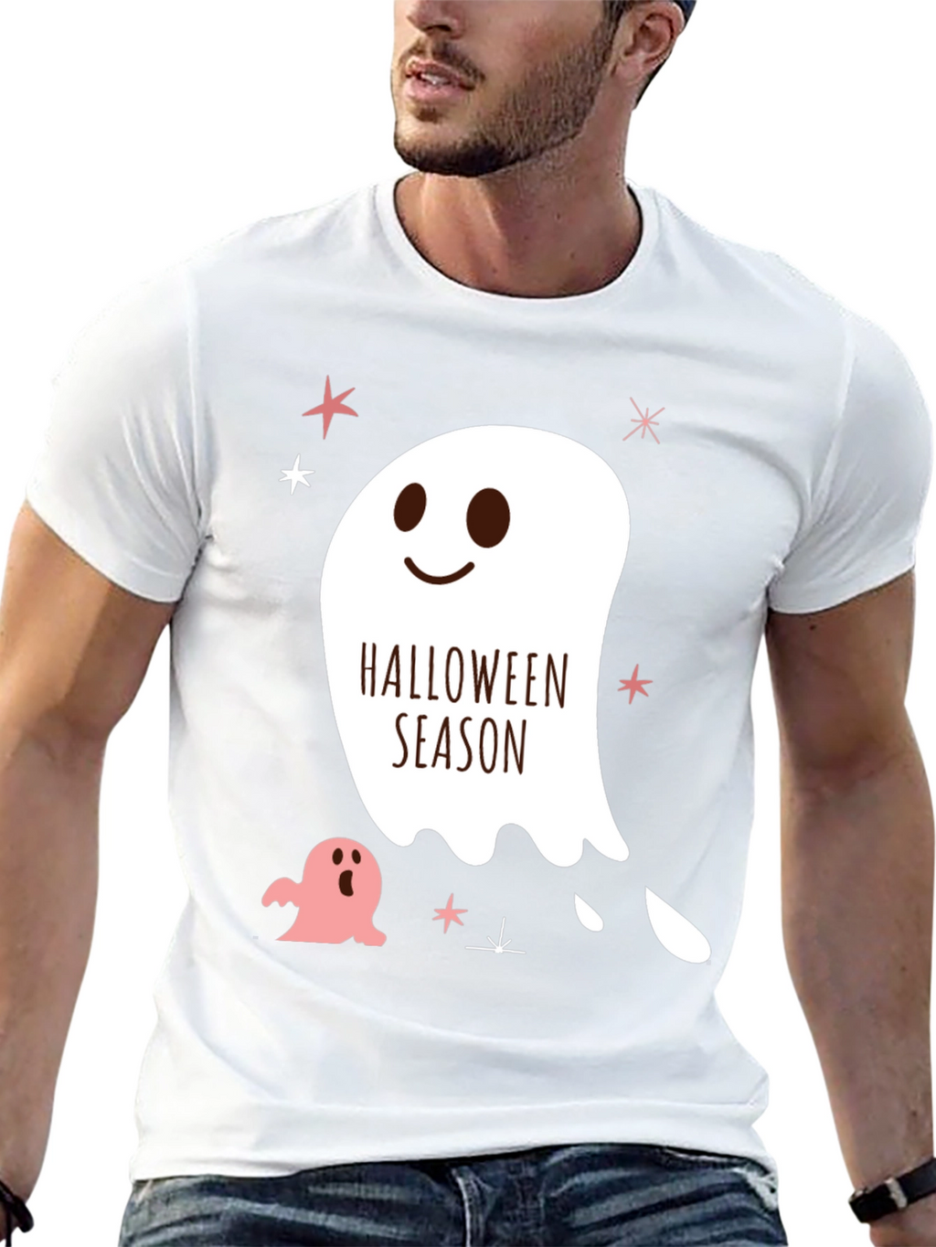 Halloween Season Ghost Graphic Tee