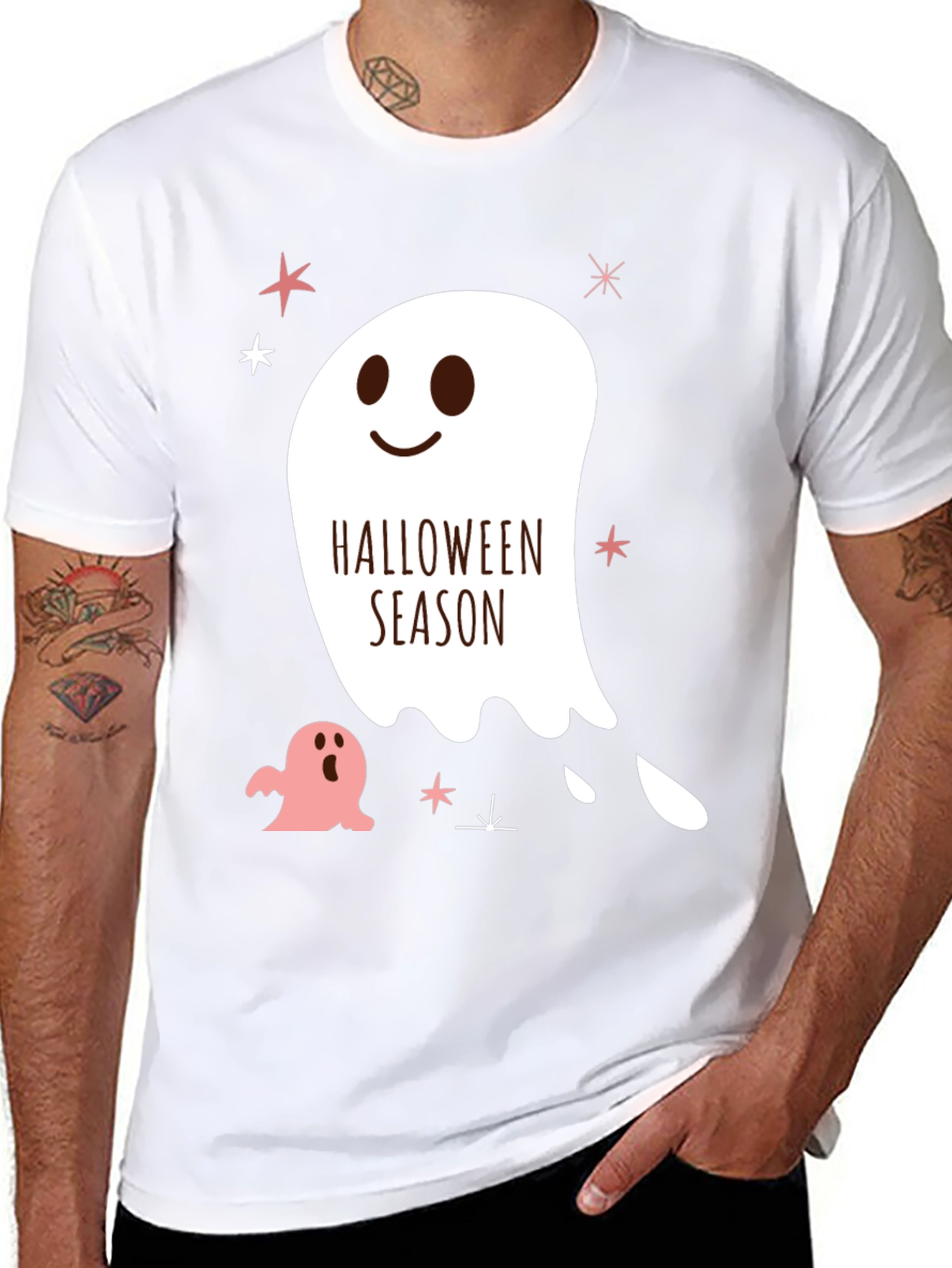 Halloween Season Ghost Graphic Tee