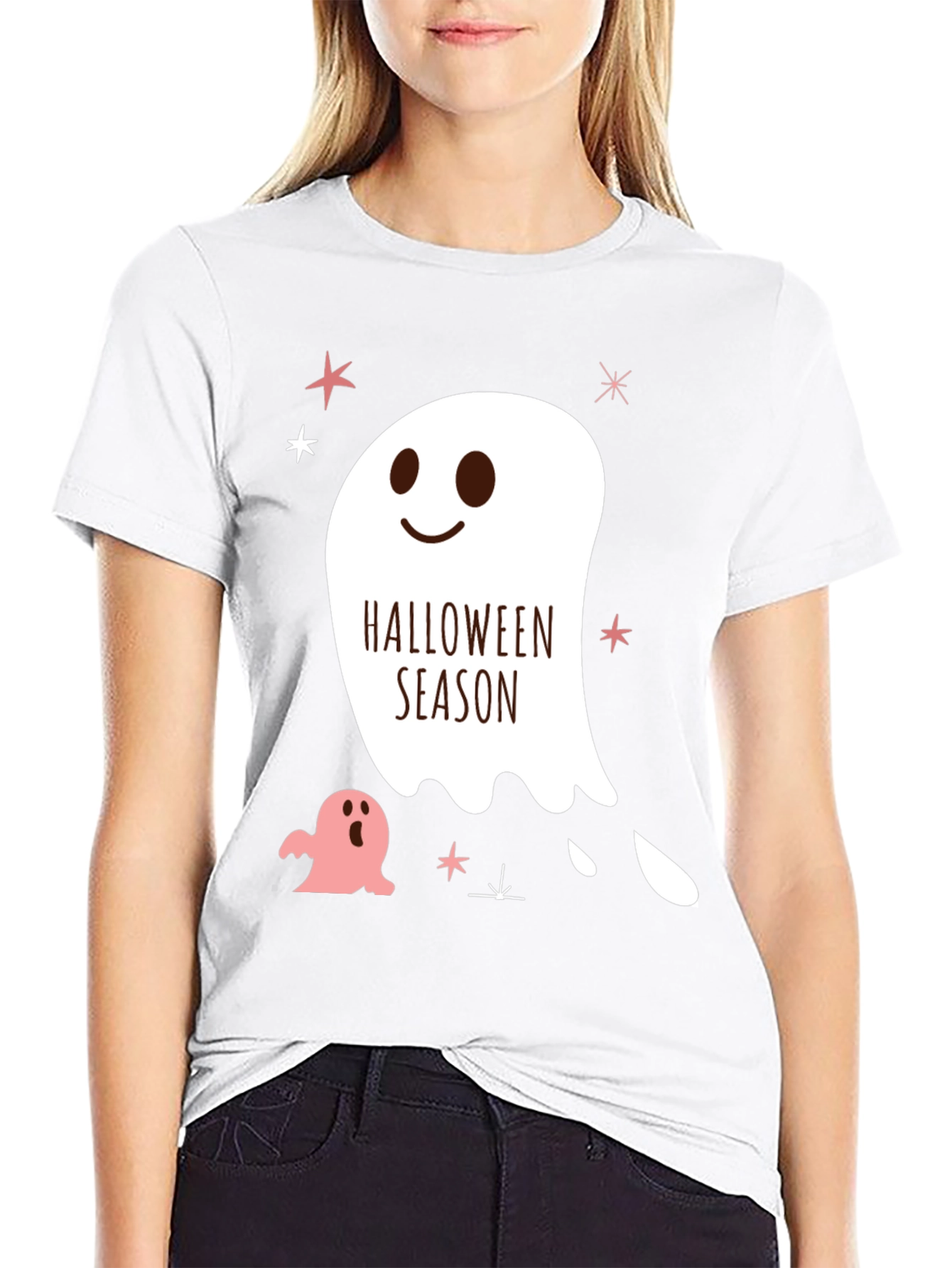 Halloween Season Ghost Graphic Tee