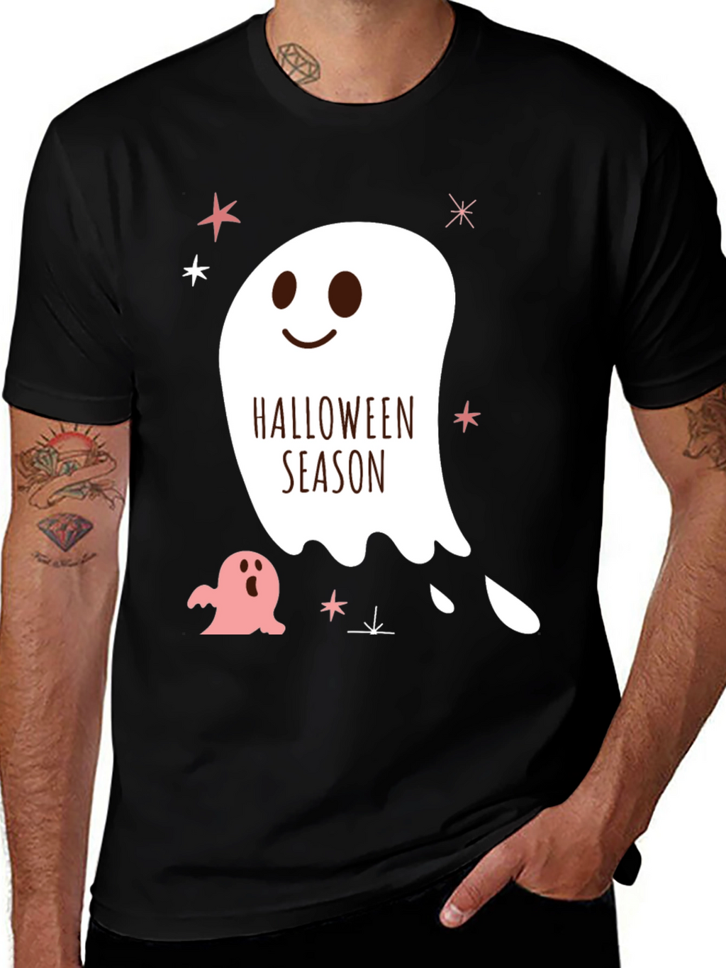 Halloween Season Ghost Graphic Tee